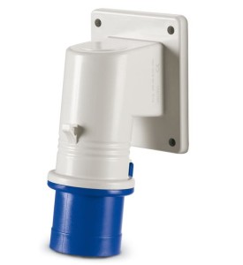 Wtyczka odbiornikowa 90 stopni Optima 2P+E 32A IP 44 242.3293 - SCAME