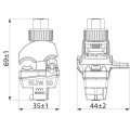 Przekrój zacisku przebijającego izolację ENSTO SLIW50_PROSPERSKLEP