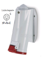 Gniazdo natynkowe OPTIMA BASE 3P+N+E 32A IP 44 - SCAME (513.3257)