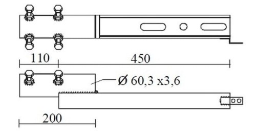 Jarzmo proste ocynkowane ogniowo EP-WL-JWP DELKAR PROSPERSKLEP