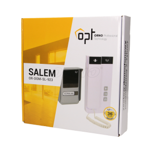 Zestaw domofonowy Vibell 2-żyłowy, natynkowy SALEM OR-DOM-SL-923 ORNO POLSKA