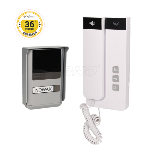 Zestaw domofonowy 2-żyłowy, natynkowy SALEM OR-DOM-SL-923 ORNO POLSKA