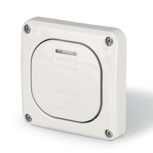 Łącznik pojedynczy dwutorowy 1 klawisz podtynkowy M95 20AX IP66 250V 137.3462 szary - SCAME