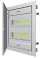 Rozdzielnica podtynkowa 24 modułowa IP40 24+4 seria: Domino Metal 24 DIN - SCAME 