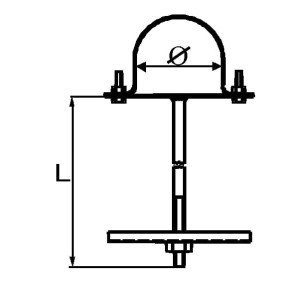 Wspornik WR-1 50x330 - DELKAR