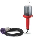 Lampa przenośna warsztatowa z kloszem odpornym na uderzenia IP65 gwintem E27 wraz z przewodem 10m 770.406 - SCAME