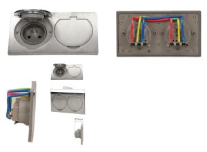 Gniazdo podtynkowe podwójne hermetyczne IP55 2x230V 16A ORNO OR-AE-1398 - ORNO POLSKA