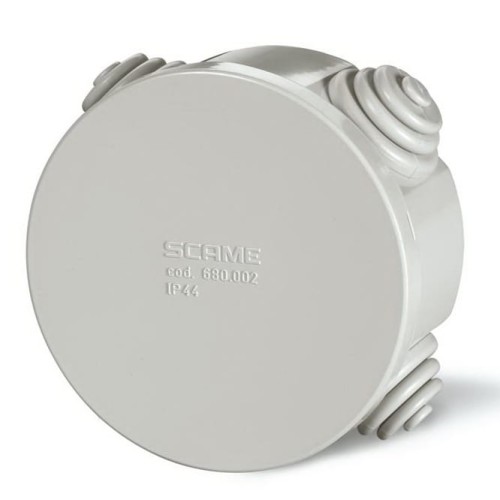 Puszka instalacyjna serii SCABOX SCAME z dławnicami IP44 680.002_PROSPERSKLEP
