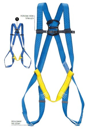 Szelki bezpieczeństwa P-01S AB 101 02 - PROTEKT