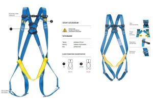 Szelki bezpieczeństwa P-03S AB 103 02 - PROTEKT