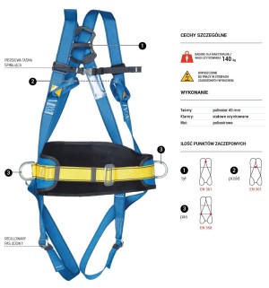 Szelki bezpieczeństwa P-05 AB 105 01 - PROTEKT