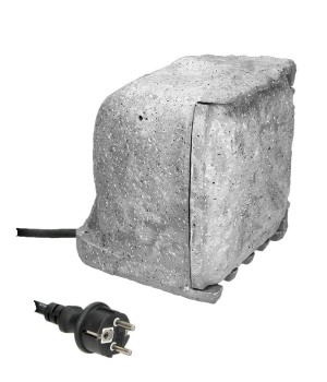 Gniazdo ogrodowe Kamień schuko ORNO OR-AE-13185(GS) 4x2P+Z, IP44, przewód 3m H07RN-F 3x1,5mm2- 2 tryby pracy - ORNO POLSKA