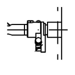 Zespół montażowy łącznika pomocniczego 1m ABB OW3 4 E01 - ABB