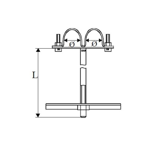 Delkar Uchwyt UR-1 do stojaka WRP_PROSPERSKLEP