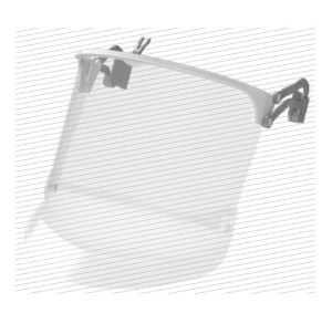 Osłona twarzy klasa 1 G113.1118 kompletna do hełmu SECRA HUBIX H058S