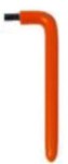 Klucz imbusowy izolowany typu L numer 5 HUBIX HLI-5 A111.0250