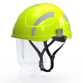 F111.HSE2 H058S SECRA Żółty Hi-Vis hełm elektroizolacyjny, osłona twarzy klasy 1 Box-test PROSPERSKLEP