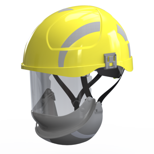 Hełm kask F113.YSE2-SECRA Żółty H058S HUBIX_PROSPERSKLEP