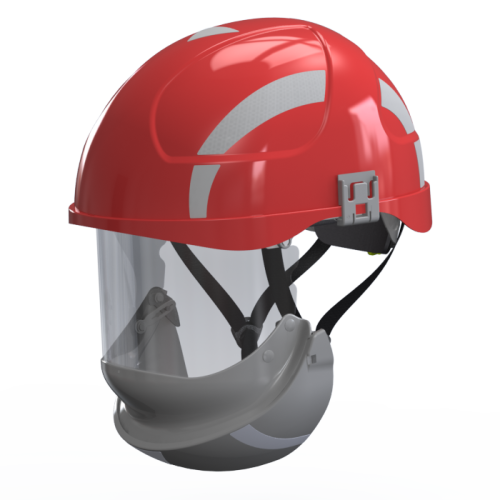 Hełm kask F113.RSE2-SECRA Czerwony H058S HUBIX_PROSPERSKLEP