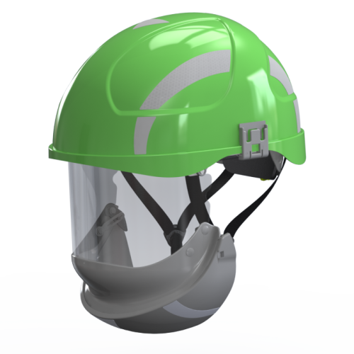 Hełm kask F113.GSE2-SECRA Zielony H058S HUBIX_PROSPERSKLEP