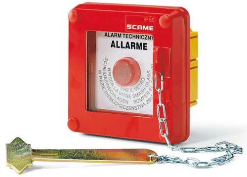 Przycisk alarmowy podtynkowy SCAME 676.25100 PROSPERSKLEP