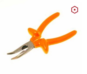 Szczypce izolowane wygięte HUBIX HS-14 L=160mm A111.2419