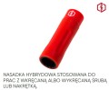 Hybrydowa nasadka długa 19mm HUBIX HNL A1131419_PROSPER