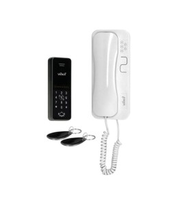 Zestaw domofonowy jednorodzinny ORNO ERIN OR-DOM-BA-932/W 2-żyłowy z szyfratorem i czytnikiem breloków