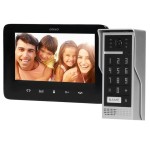 Zestaw wideodomofonowy ORNO SCUTI OR-VID-VP-1073/B kolor LCD 7" interkom z szyfratorem natynkowy czarny 