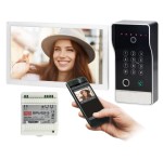 Zestaw wideodomofonowy ORNO GUARDO OR-VID-MO-1076/W/S z czytnikiem linii papilarnych natynkowy