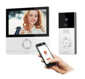 Zestaw wideodomofonowy ORNO TALOS OR-VID-MS-1078 LCD 7" Full HD WiFi obsługa poprzez aplikację Tuya