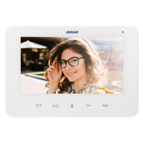 Wideo monitor bezsłuchawkowy ORNO OR-VID-VP-1069MV/W do zestawów z serii INDI i SCUTI kolor biały