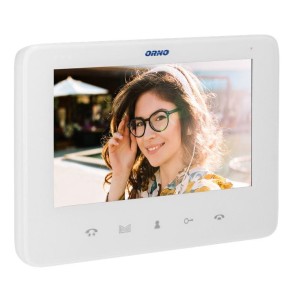Wideo monitor bezsłuchawkowy ORNO OR-VID-VP-1069MV/W do zestawów z serii INDI i SCUTI kolor biały