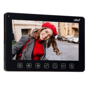 Zestaw wideodomofonowy Vibell ORNO ALCOR OR-VID-EX-1061/B LCD 7" z monitorem w kolorze czarnym