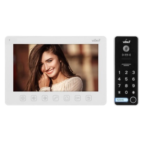 Zestaw wideodomofonowy Vibell ORNO ALCOR OR-VID-EX-1061/W LCD 7" z monitorem w kolorze białym PROSPERSKLEP