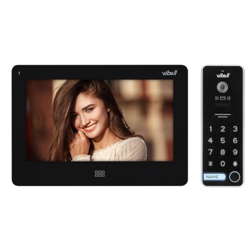 Zestaw wideodomofonowy Vibell ORNO TAURI MEMO OR-VID-EX-1062/B LCD 7" z czarnym monitorem PROSPERSKLEP