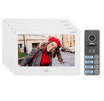 Zestaw wideodomofonowy Vibell ORNO FELIS MEMO MULTI 4 OR-VID-EX-1066/W LCD 7" z białym monitorem