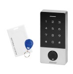 Zamek szyfrowy dotykowy ORNO OR-ZS-822 z czytnikiem kart i breloków  oraz czytnikiem linii papilarnych