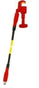 Przewód przyłączeniowy 25/1,5 z izolowanym zaciskiem 200A na szynę HUBIX H100/200S D112.2013 o długości 1,5m