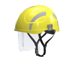 Hełm HUBIX SECRA H058S F111.YSE0 żółty z osłoną twarzy W1 klasa 1  