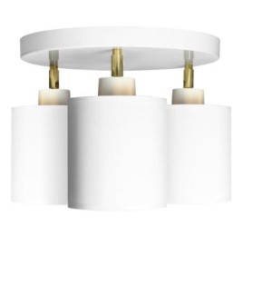 Oprawa ścienno-sufitowa E27 max.  3x60W ORNO ADVITI BATI SP 3 AD-LD-6270WE27M biała