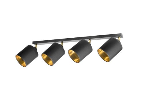 Oprawa ścienno-sufitowa E27 max. 4x60W ORNO ADVITI BATI SP 4 AD-LD-6271BE27M czarna PROSPERSKLEP