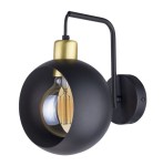 Kinkiet E27 max. 15W czarny ORNO ADVITI JALA 1P AD-LD-6224BE27M