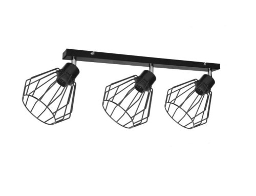 Oprawa ścienno-sufitowa E27 max. 3x60W czarna ORNO ADVITI PINO 3P AD-LD-6369BE27M PROSPERSKLEP