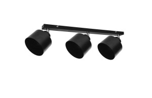 Oprawa ścienno-sufitowa E27 max. 3x60W czarna listwa ORNO ADVITI LISA 3P AD-LD-6395BE27M