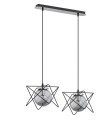 Lampa wisząca E14 max. 2x40W ORNO ADVITI CORRADO 2P AD-LD-6212GGE14S chrom PROSPERSKLEP