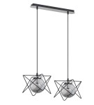 Lampa wisząca E14 max. 2x40W ORNO ADVITI CORRADO 2P AD-LD-6212GGE14S chrom 