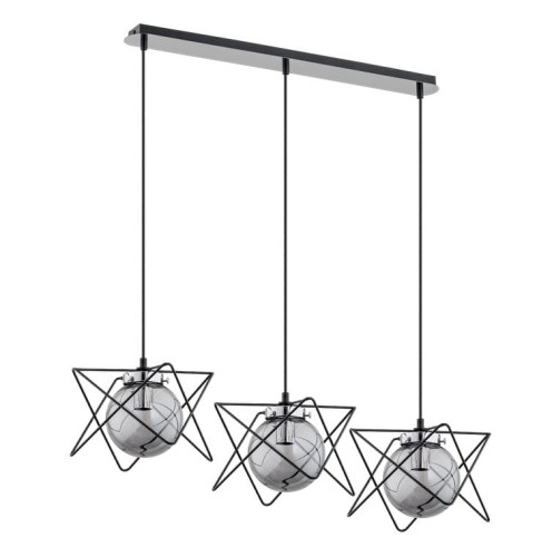 Lampa wisząca E14 max. 3x40W ORNO ADVITI CORRADO 3P AD-LD-6213GGE14S chrom PROSPERSKLEP