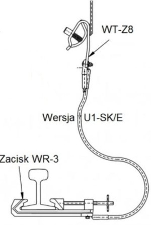 Uziemiacz specjalny kolejowy U1-SK/E-8-9/1-50 ELEKTROWYPOSAŻENIE 9kA 
