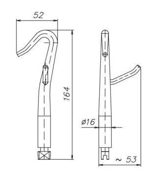 Zaczep manewrowy do uziemiaczy ZU ELEKTROWYPOSAŻENIE